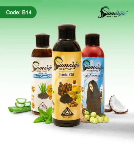 Sumaiya Hair Tonic Combo Pack (Tonic Oil + Hair Care Oil + Hair Protein Oil) Code: B14